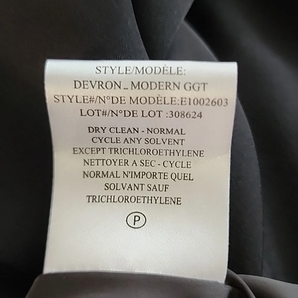 NWT Theory Devron Black Silk Fit‎ and Flare Dress Size 10 - Picture 15 of 16